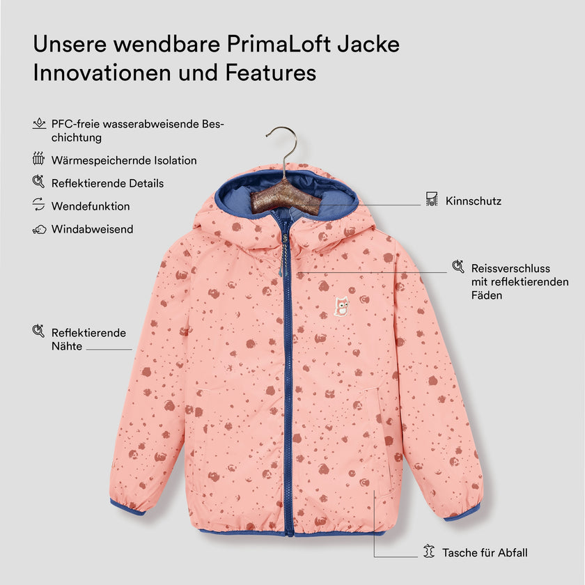 TEMPLATE-Glow wendbare PrimaLoft Jacke