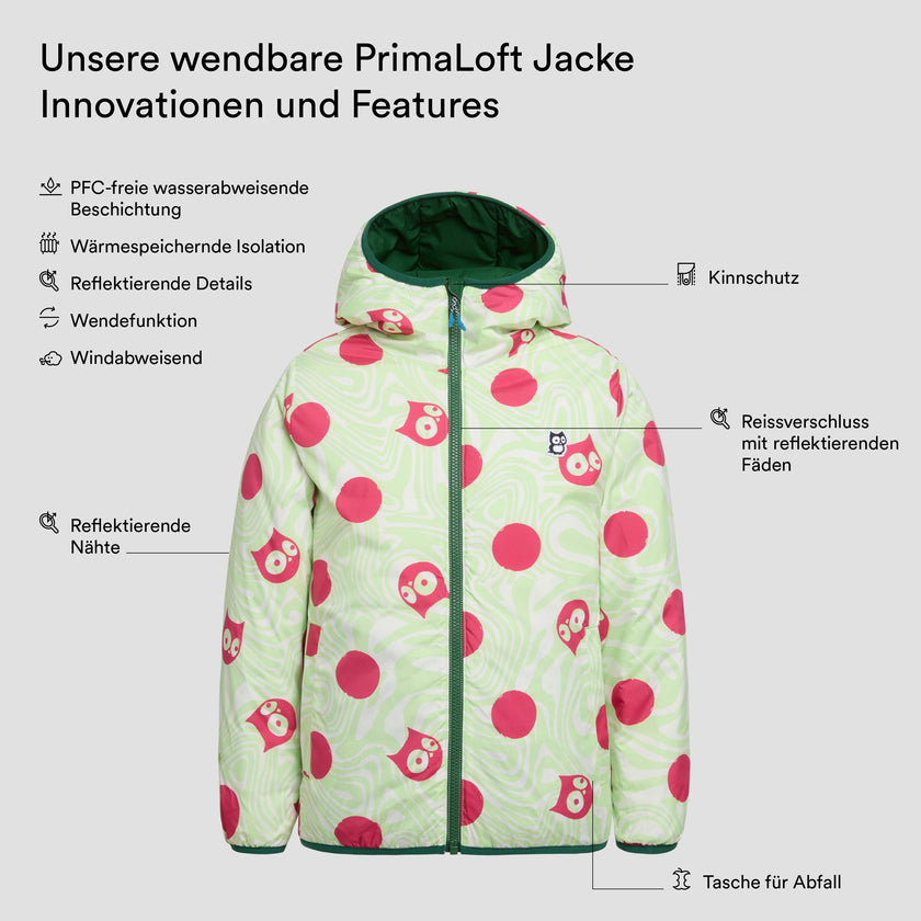 TEMPLATE-Glow wendbare PrimaLoft Jacke
