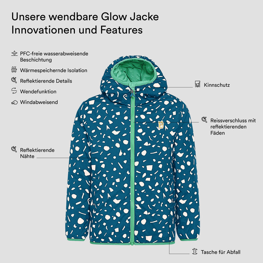 TEMPLATE-Glow wendbare PrimaLoft Jacke 