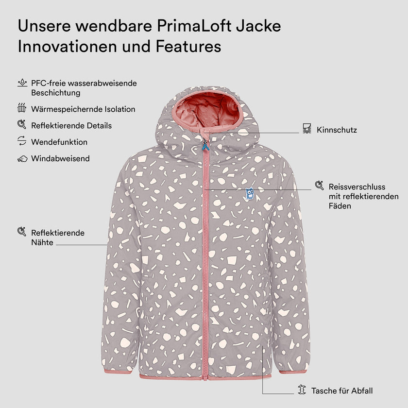 TEMPLATE-Glow wendbare PrimaLoft Jacke 